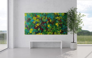 Spring Forest (182cm x 91cm) by Joanne Daniel