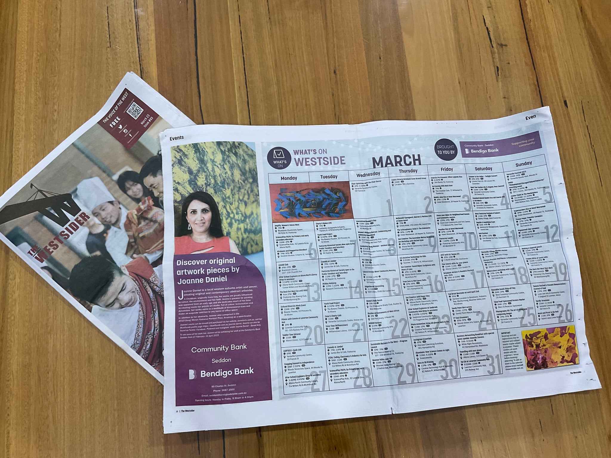 Hope Collection will be exhibited for viewing and purchasing at Community Bank Seddon from 27 February - 14 April 2023