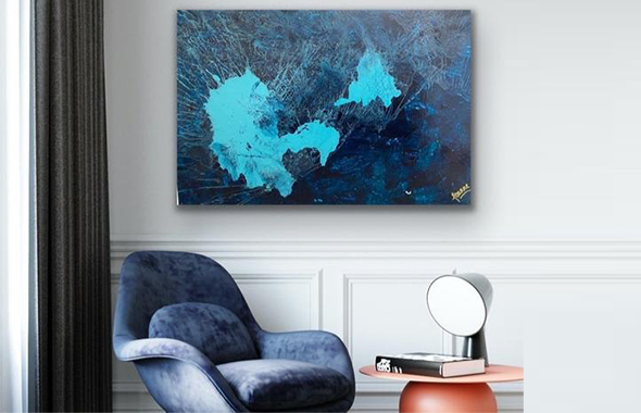 Add a Character to Your Living Room by Adding the Right Wall Art.