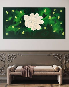 Zoi (91 cm x 182 cm)Textured Abstract Painting by Joanne Daniel