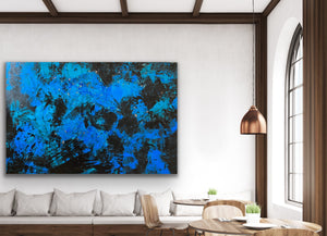 Blooming (121.8 cm x 182.8 cm) Original Abstract Painting by Joanne Daniel