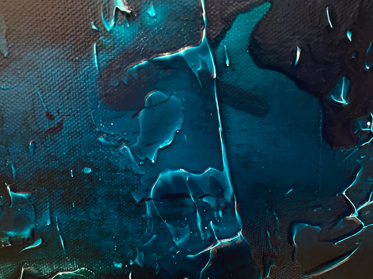 Deep Southern Ocean 121.8 cm x 182.8 cm Light Blue Textured Abstract Painting