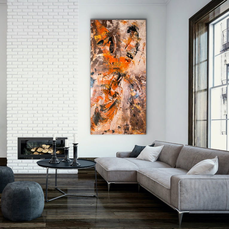 Rocky Road (91cm x 182cm) by Joanne Daniel