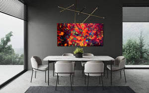 Heat Wave (182cm x 91cm) Original Abstract Painting by Australian Artist Joanne Daniel