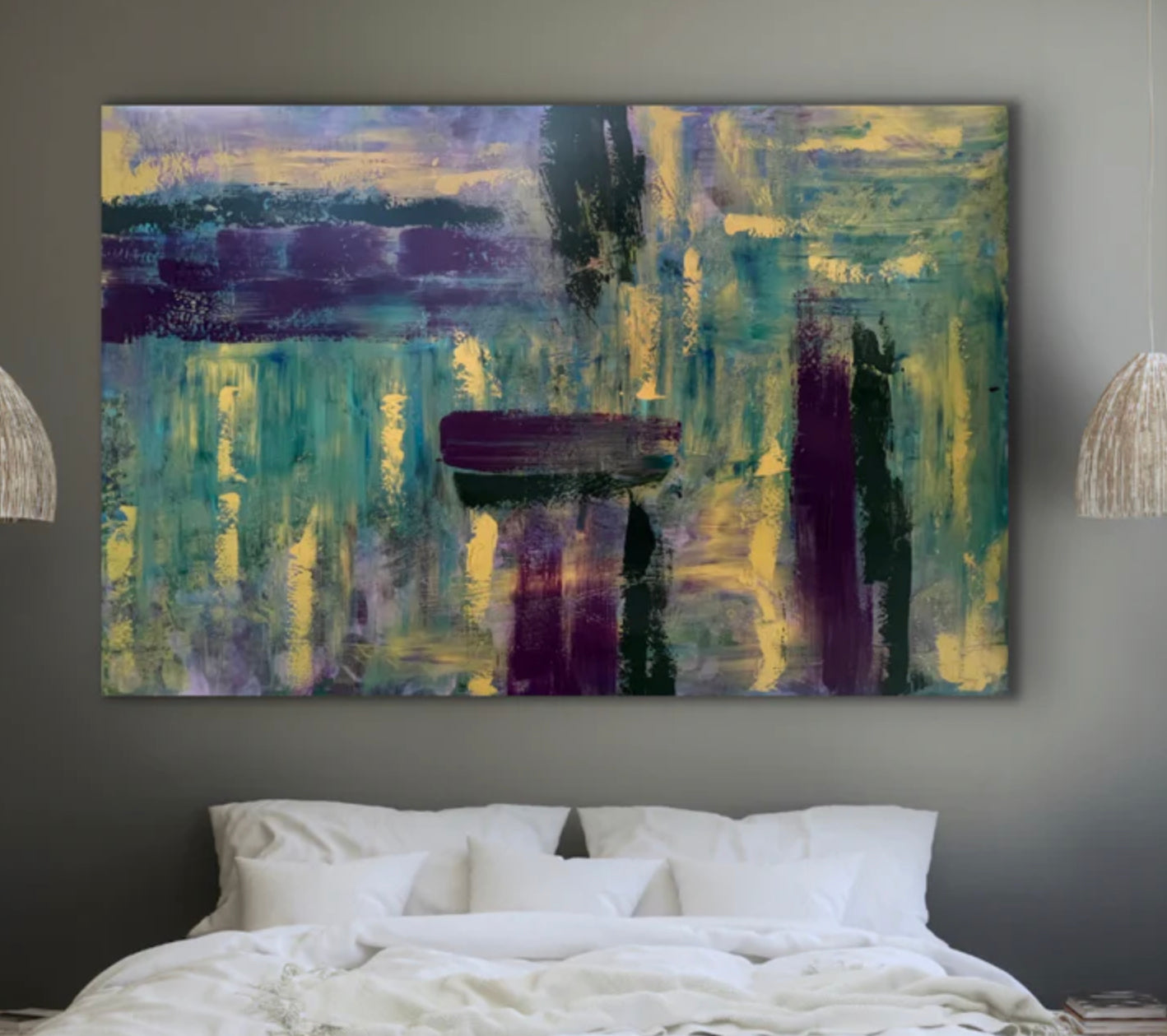 Boundless 121.8 cm x 182.8 cm Abstract Painting by Joanne Daniel