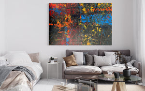 Freedom 121.8 cm x 182.8 cm Original Abstract Painting by Joanne Daniel