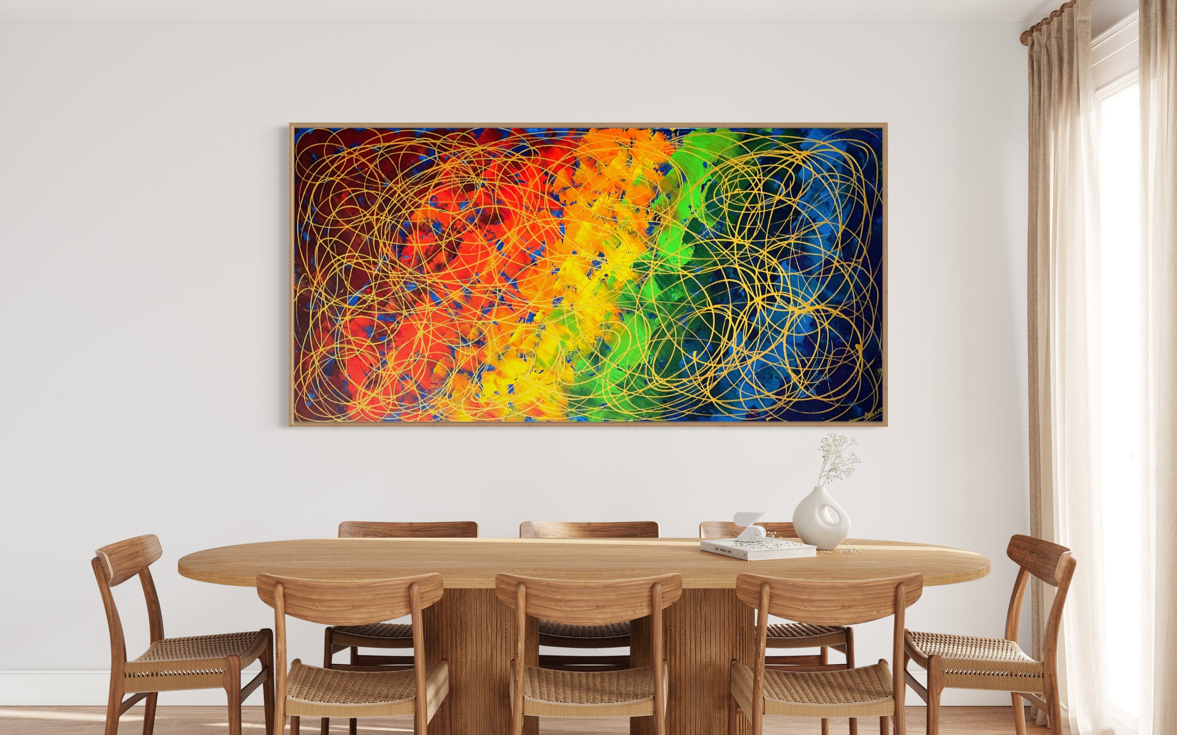 The Promise Collection- The Promise No. 2 (91 cm x 182 cm)Textured Abstract Painting