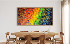 The Promise Collection- The Promise No. 2 (91 cm x 182 cm)Textured Abstract Painting