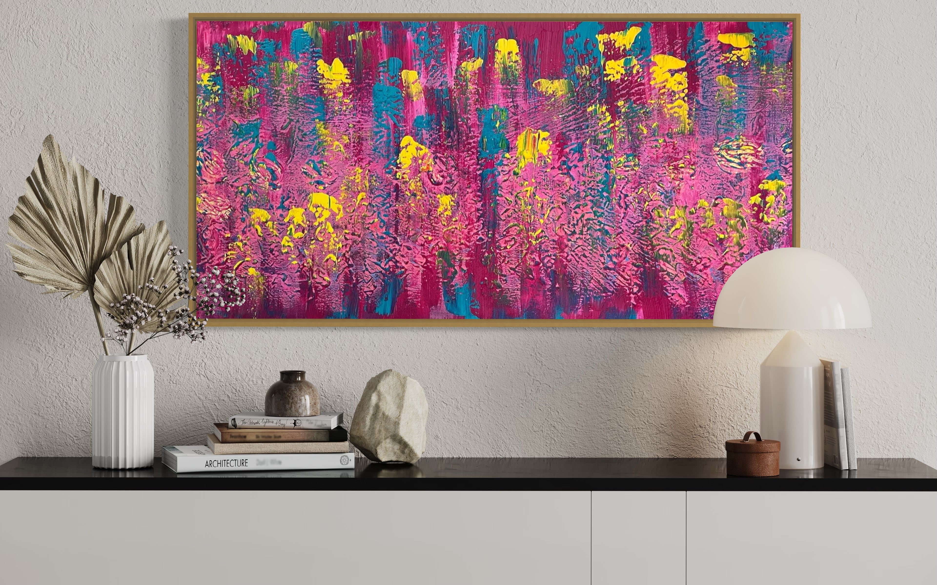 Pink Paradise (61 cm x 122cm) by Joanne Daniel