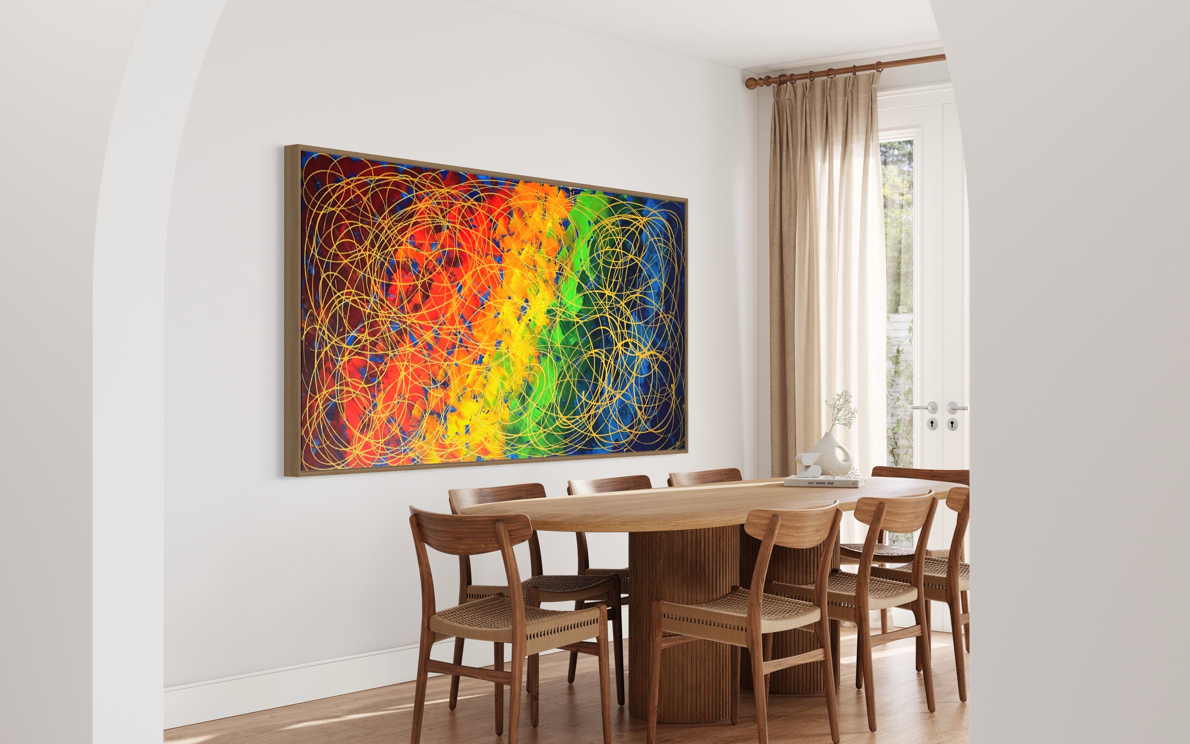 The Promise Collection- The Promise No. 2 (91 cm x 182 cm)Textured Abstract Painting