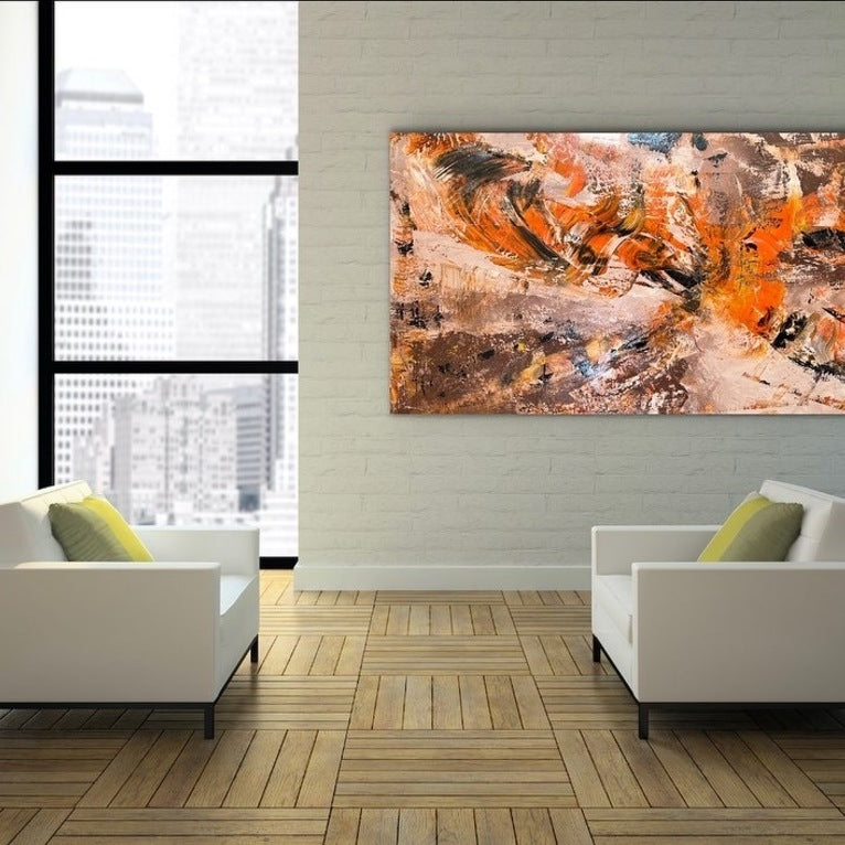 Rocky Road (91cm x 182cm) by Joanne Daniel