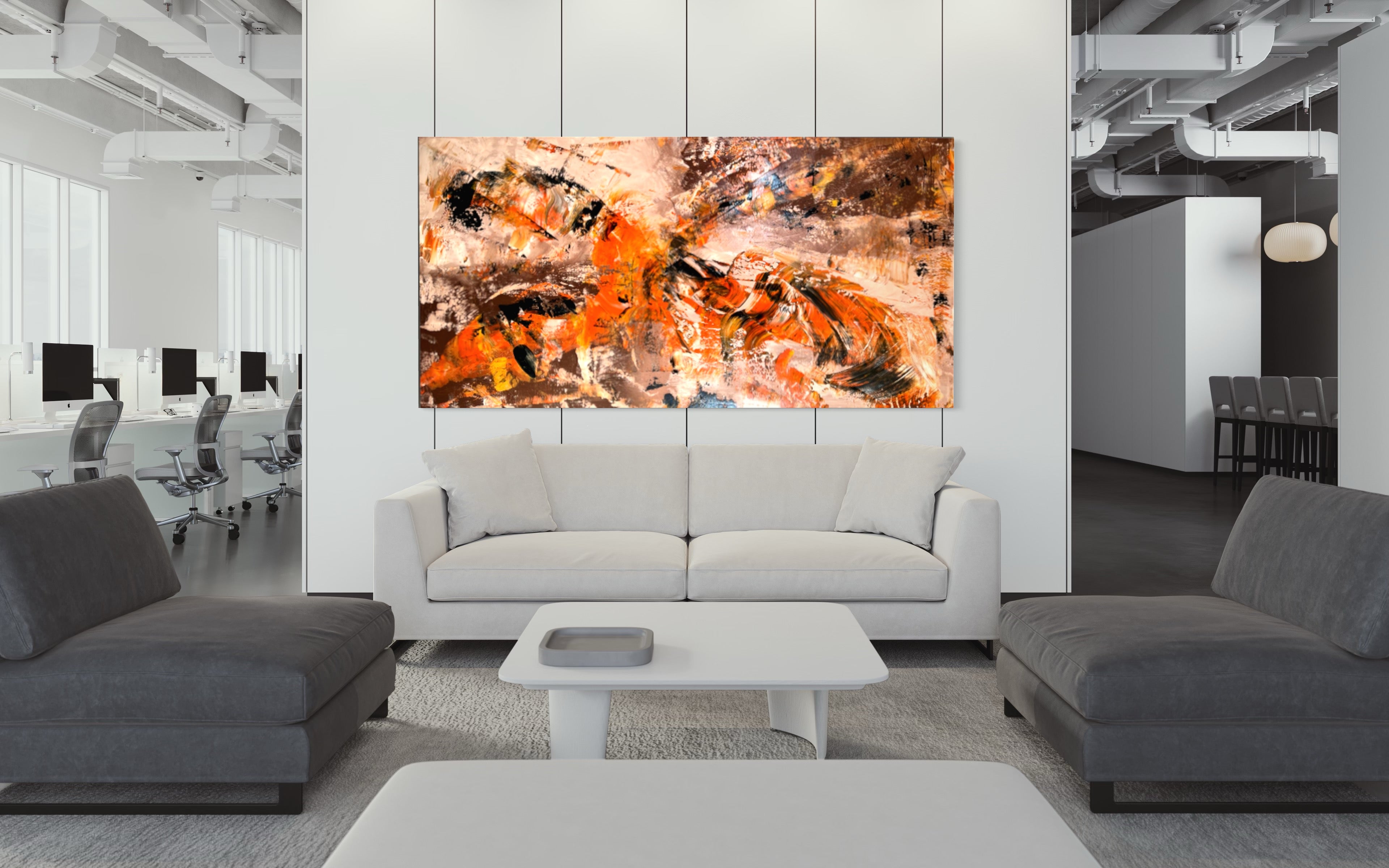 Rocky Road (91cm x 182cm) by Joanne Daniel