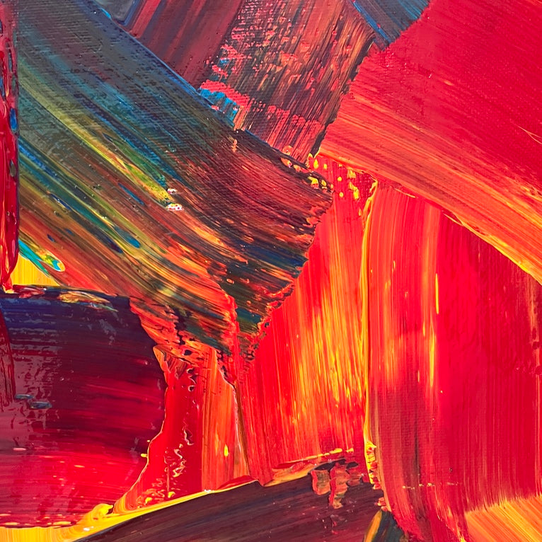 Heat Wave (182cm x 91cm) Original Abstract Painting by Australian Artist Joanne Daniel