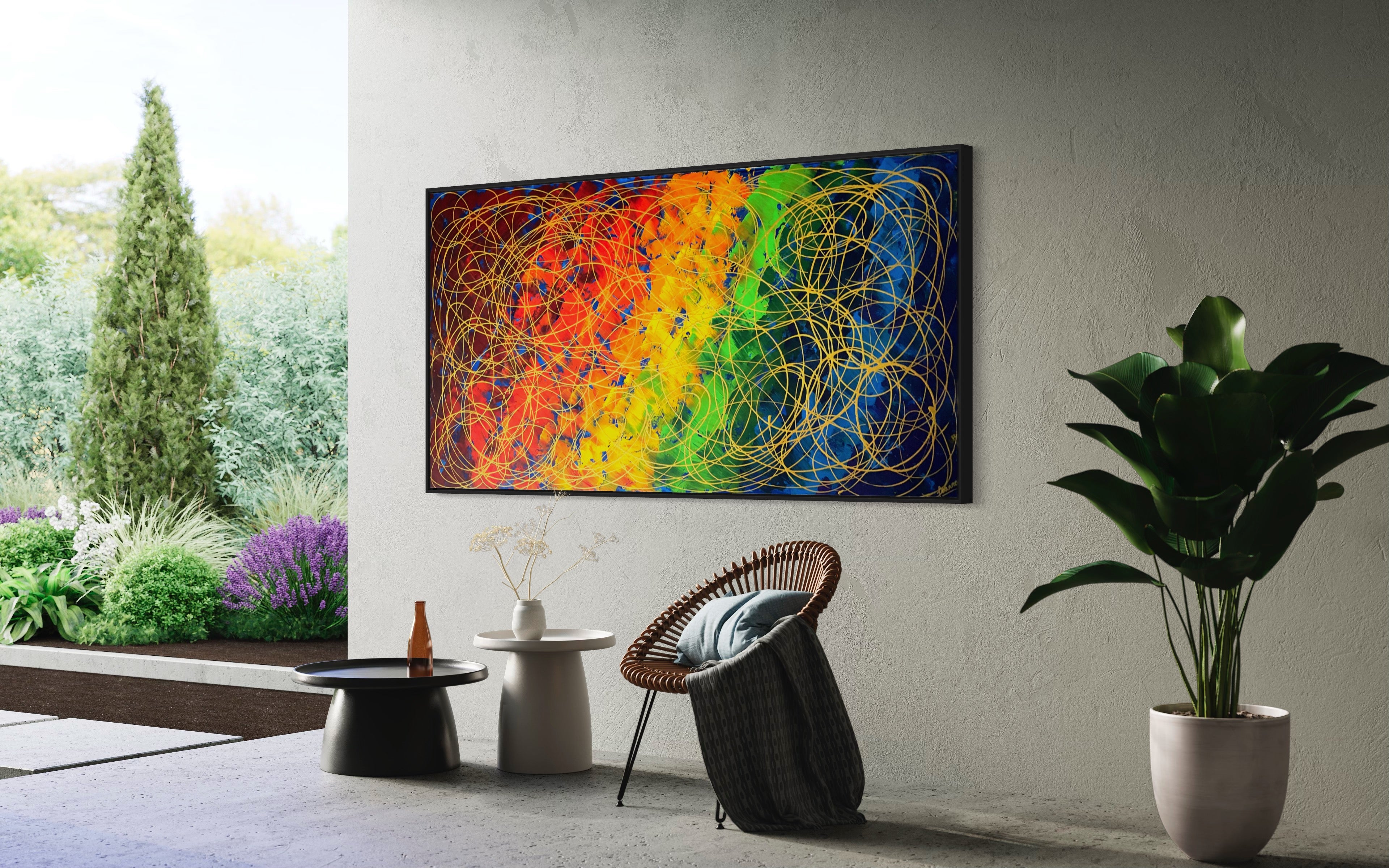 The Promise Collection- The Promise No. 2 (91 cm x 182 cm)Textured Abstract Painting