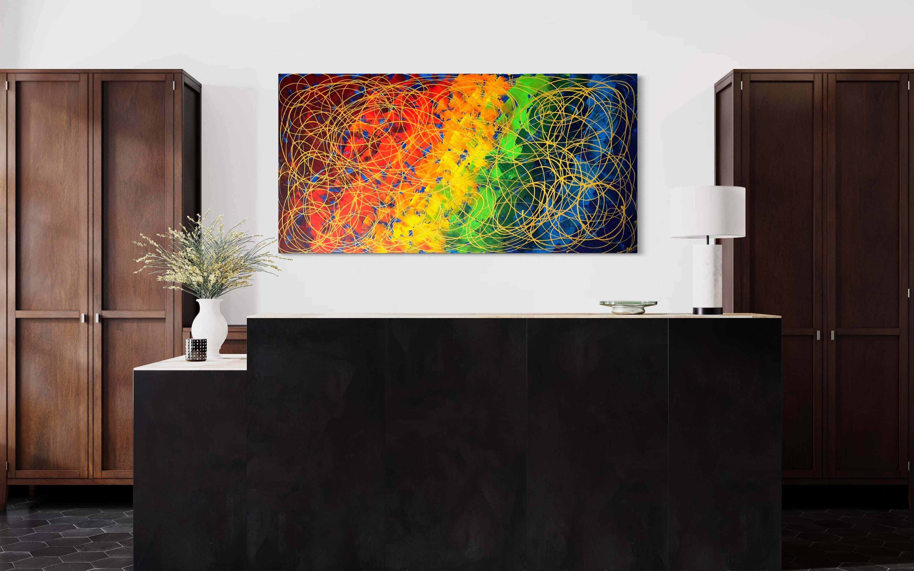 The Promise Collection- The Promise No. 2 (91 cm x 182 cm)Textured Abstract Painting