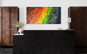 The Promise Collection- The Promise No. 2 (91 cm x 182 cm)Textured Abstract Painting