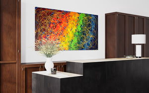 The Promise Collection- The Promise No. 2 (91 cm x 182 cm)Textured Abstract Painting
