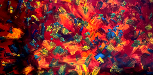 Heat Wave (182cm x 91cm) Original Abstract Painting by Australian Artist Joanne Daniel