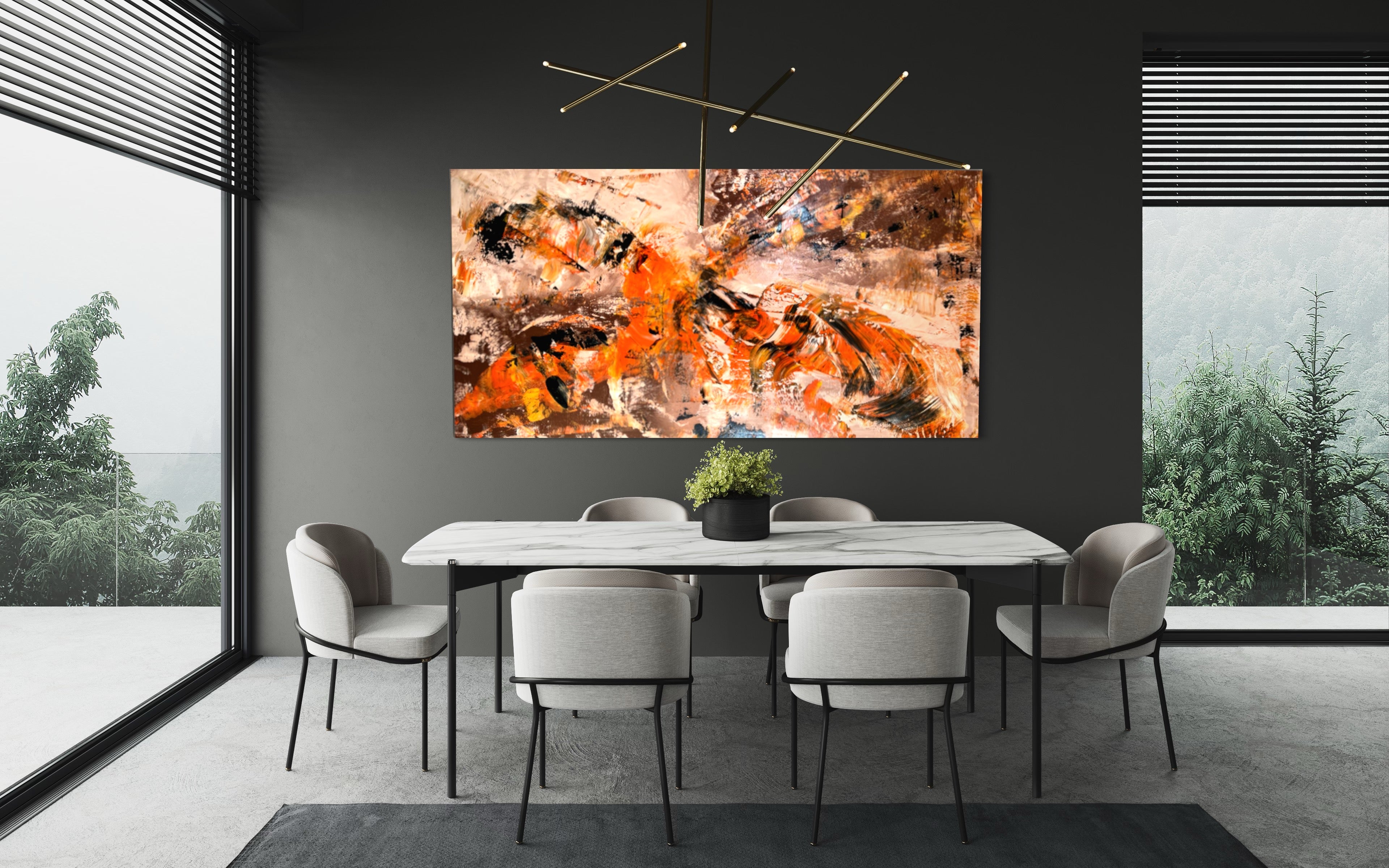 Rocky Road (91cm x 182cm) by Joanne Daniel