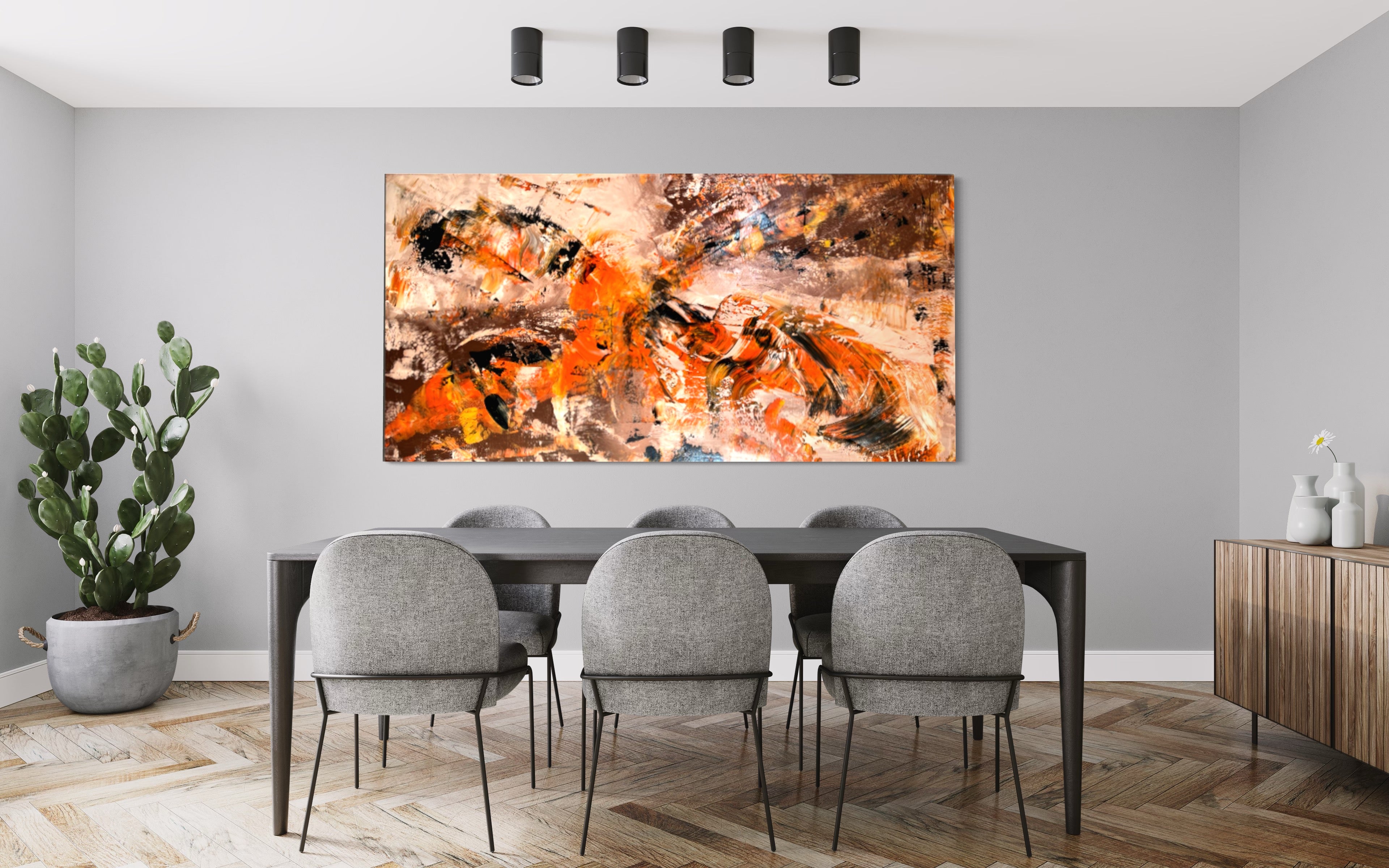 Rocky Road (91cm x 182cm) by Joanne Daniel