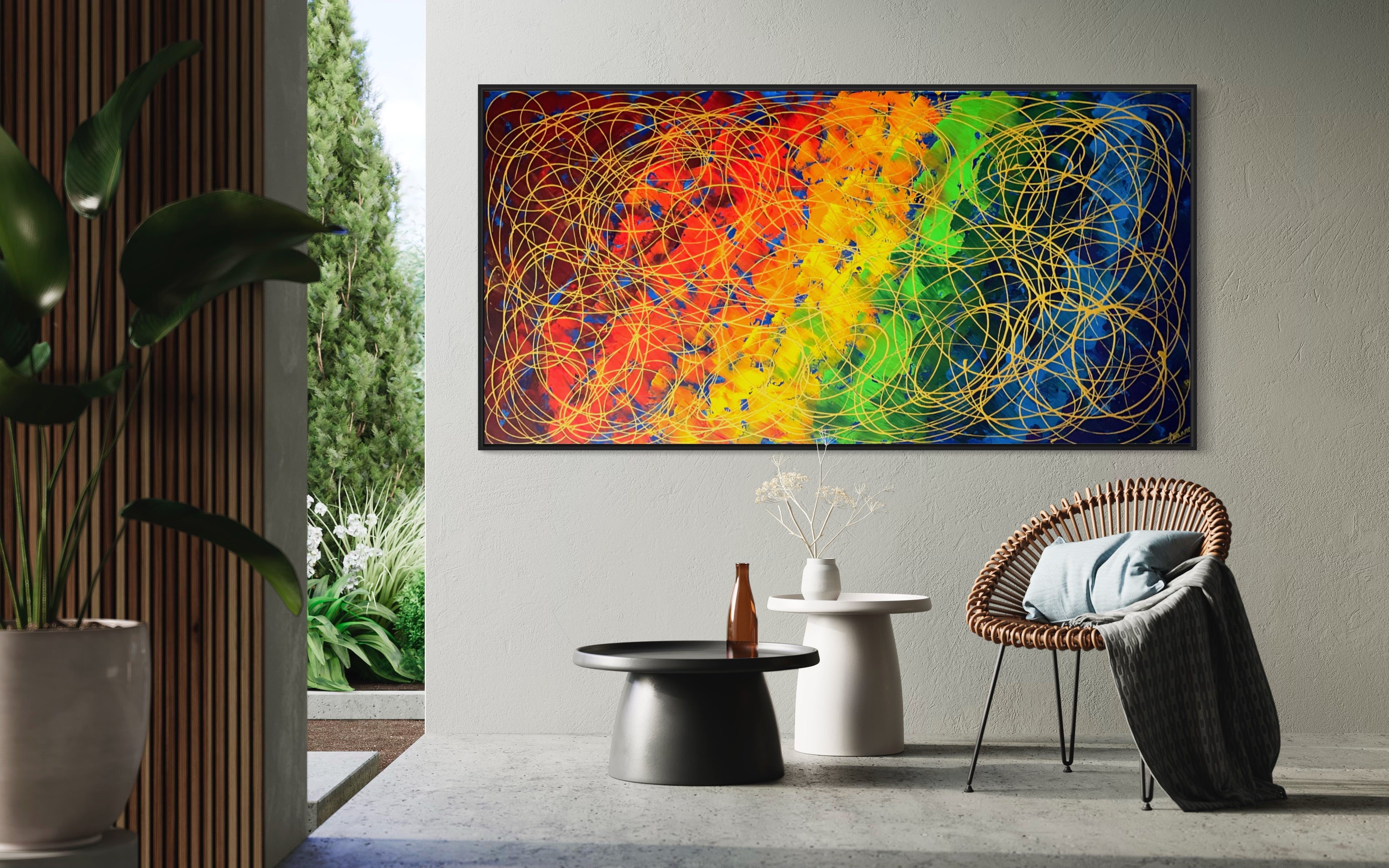 The Promise Collection- The Promise No. 2 (91 cm x 182 cm)Textured Abstract Painting