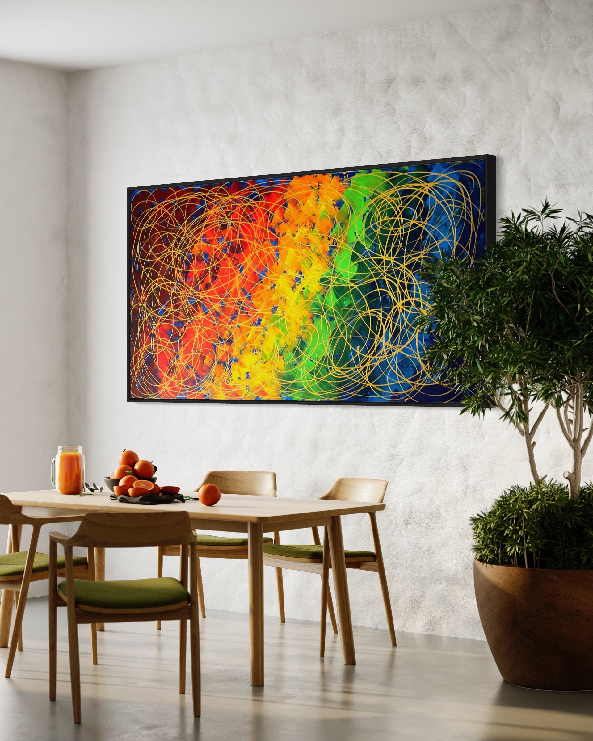 The Promise Collection- The Promise No. 2 (91 cm x 182 cm)Textured Abstract Painting