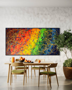 The Promise Collection- The Promise No. 2 (91 cm x 182 cm)Textured Abstract Painting
