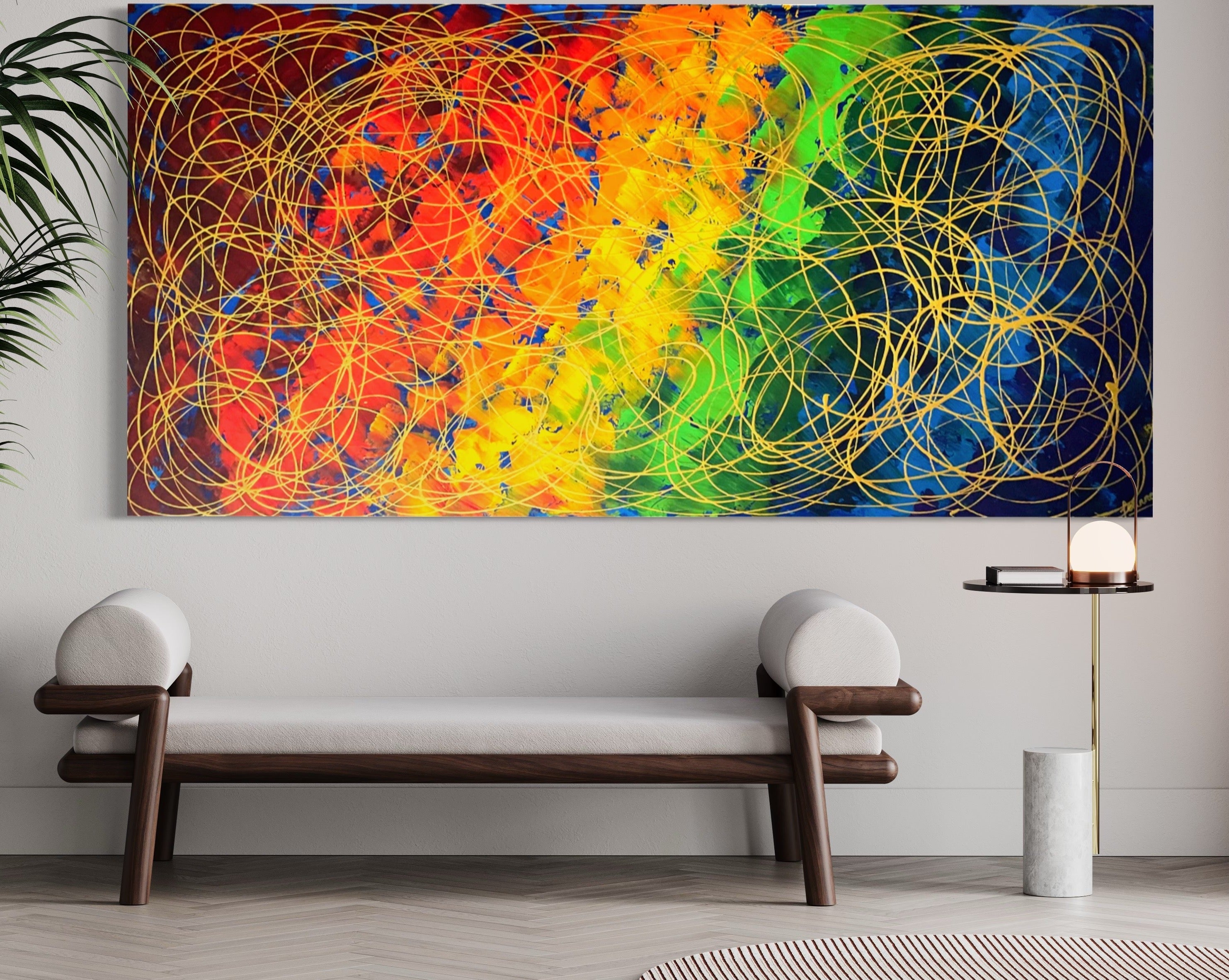 The Promise Collection- The Promise No. 2 (91 cm x 182 cm)Textured Abstract Painting