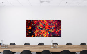 Heat Wave (182cm x 91cm) by Joanne Daniel