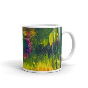 White glossy mug