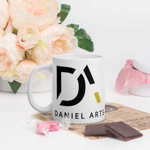 White glossy mug- Daniel Arts